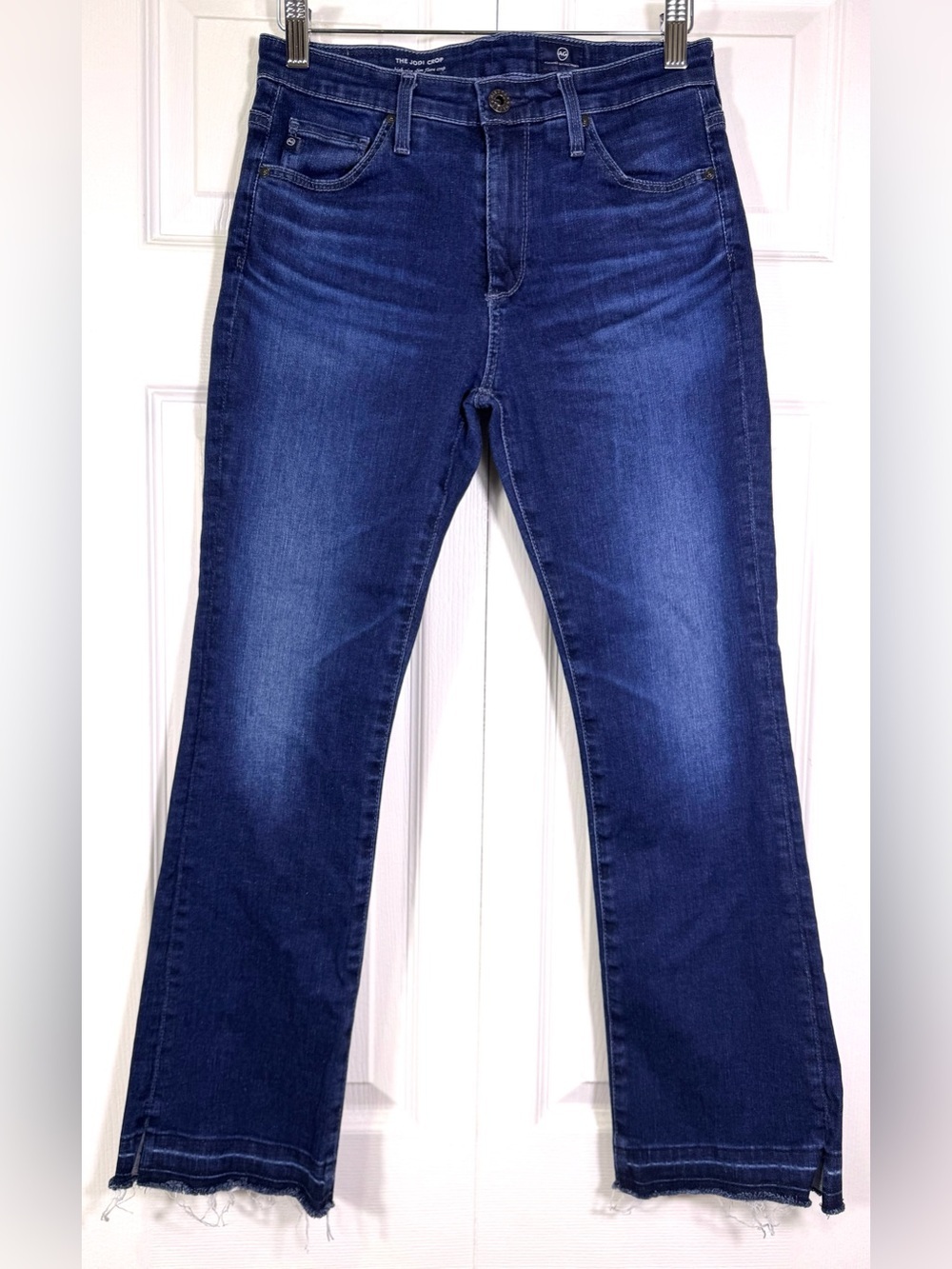 AG Adriano Goldschmied The Jodi Crop High-Rise Slim Flare Jeans 26R EUC